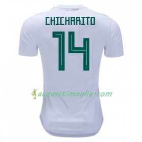 Divisa di Calcio Messico Chicharito 14 Trasferta Mondiali 2018